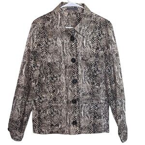 Liz Claiborne button down blazer shirt womens size 16